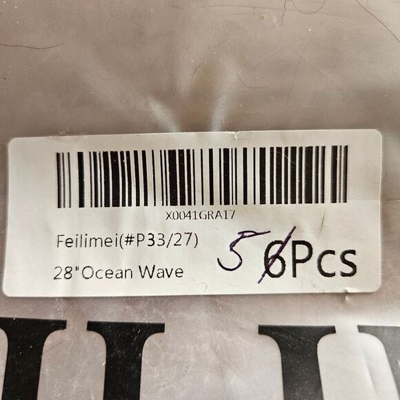 Ocean Wave Synthetic Crochet 5 Piece Hair Extensions | 30 Inch NEW - Picture 5 of 6